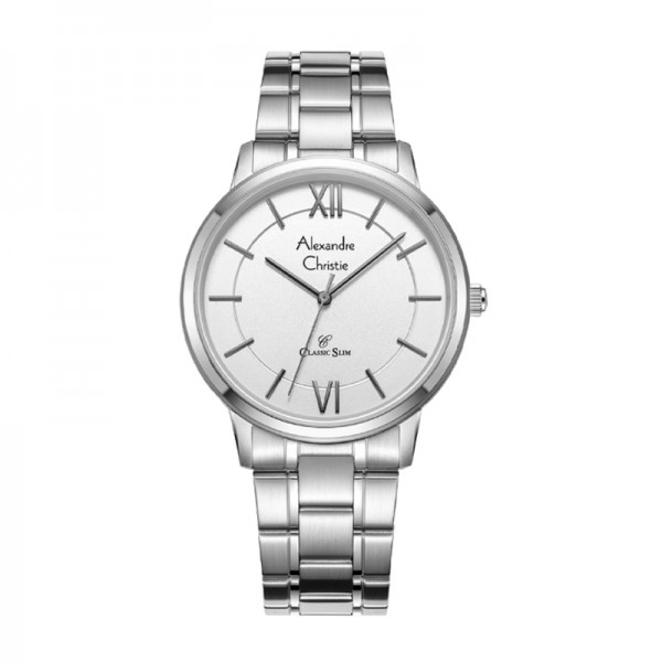 Alexandre Christie AC 8689 Silver White Man MHBSSSL